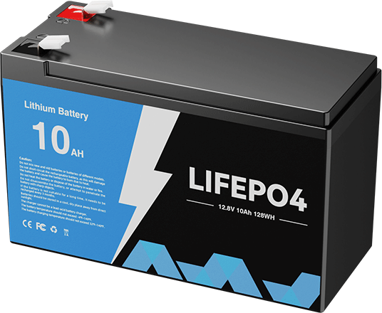 12V 12.8V 10Ah LiFePO4 battery