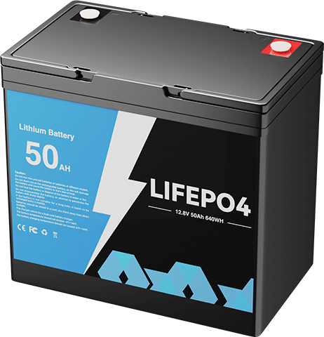 12V 12.8V  50Ah LiFePO4 battery