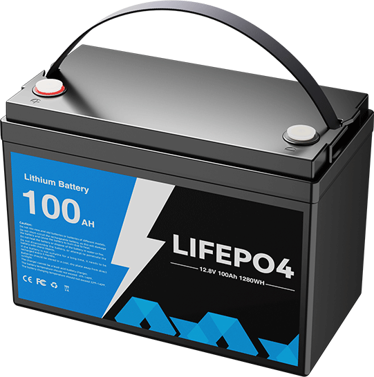 12V 12.8V 100Ah LiFePO4 battery