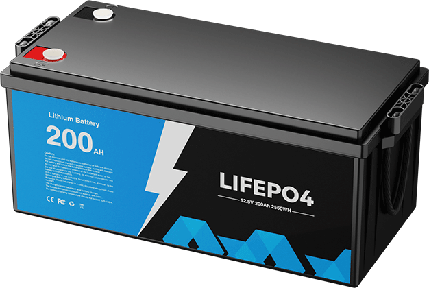 12V 12.8V  200Ah LiFePO4 battery