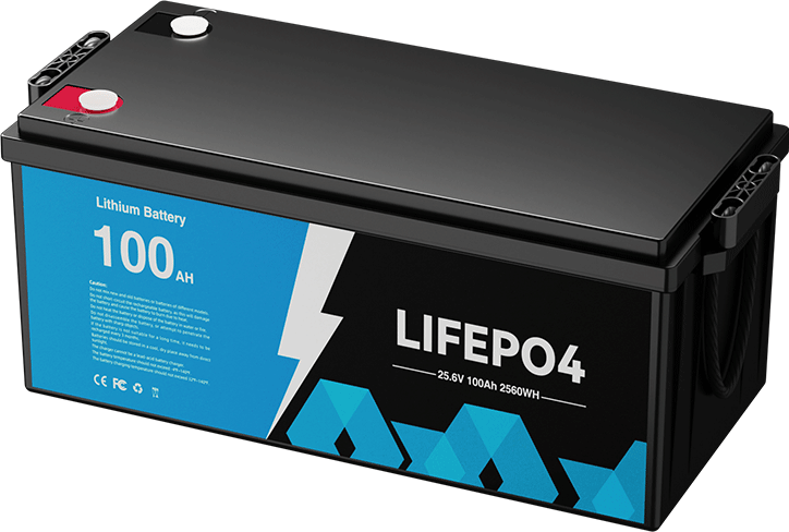 24V 25.6V 100Ah LiFePO4 Battery